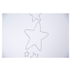 Patut Drewex Stars - Silver + Saltea Cocos 8 Cm