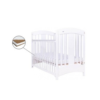 Patut Drewex Natalia Culisant - Alb + Saltea Cocos 10 Cm Patut Drewex Natalia Culisant - Alb + Saltea Cocos 10 Cm