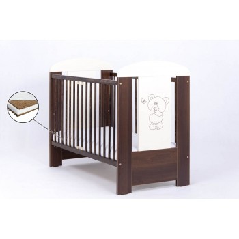 Patut Drewex Bear - Wenge + Saltea Cocos 10 Cm Patut Drewex Bear - Wenge + Saltea Cocos 10 Cm