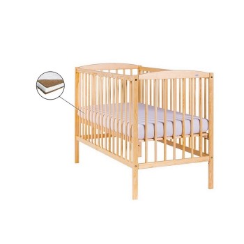 Patut Drewex Clasico - Natur + Saltea Cocos 12 cm Patut Drewex Clasico - Natur + Saltea Cocos 12 cm