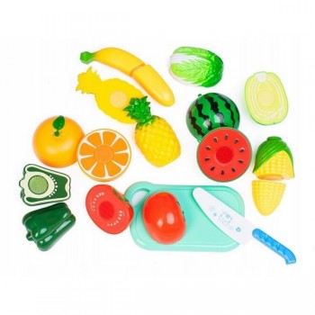 Un set de legume si fructe Ecotoys Un set de legume si fructe Ecotoys