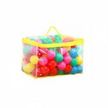 Set de 100 bile din plastic Ecotoys Set de 100 bile din plastic Ecotoys