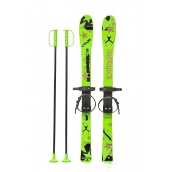 Schiuri copii Marmat 90 cm - Verde