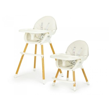 Scaun de masa 2 in 1 Ecotoys HA-004 - Bej Scaun de masa 2 in 1 Ecotoys HA-004 - Bej