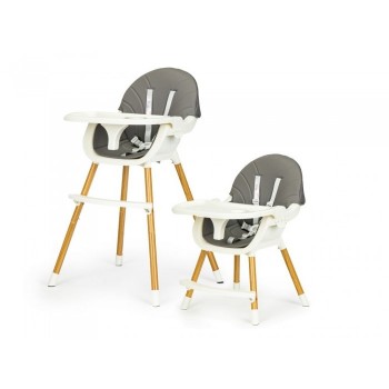 Scaun de masa 2 in 1 Ecotoys HA-004 - Gri Scaun de masa 2 in 1 Ecotoys HA-004 - Gri