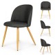 Set de 2 scaune pentru birou sau living ModernHome MC-027 – Gri
