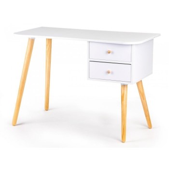 Masuta de birou cu 2 sertare ModernHome WYJ-125 – Alba Masuta de birou cu 2 sertare ModernHome WYJ-125 – Alba