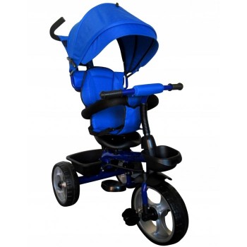 Tricicleta cu pedale 3 in 1 R-Sport T2 - Albastru Tricicleta cu pedale 3 in 1 R-Sport T2 - Albastru