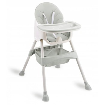 Scaun de masa 3 in 1 Ricokids Milo - Gri Scaun de masa 3 in 1 Ricokids Milo - Gri