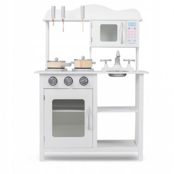 Bucatarie din lemn pentru copii Ricokids 7800 - Alb Bucatarie din lemn pentru copii Ricokids 7800 - Alb