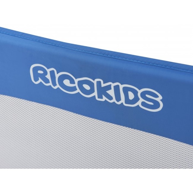 Bariera de protectie pentru pat 150 x 35 x 42 cm Ricokids - Albastru