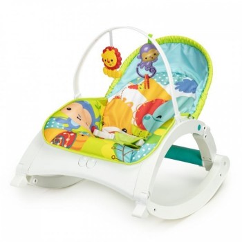 Fotoliu Balansoar 3 In 1 Cu Vibratii Ecotoys 88954 - Jungla Fotoliu Balansoar 3 In 1 Cu Vibratii Ecotoys 88954 - Jungla