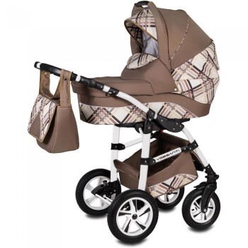 Carucior VESSANTI Flamingo Easy Drive 3 in 1 - Brown Carucior VESSANTI Flamingo Easy Drive 3 in 1 - Brown