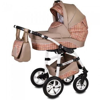 Carucior VESSANTI Flamingo Easy Drive 3 in 1- Beige Carucior VESSANTI Flamingo Easy Drive 3 in 1- Beige