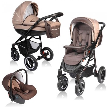 Carucior VESSANTI Crooner 3 in 1 - Beige Carucior VESSANTI Crooner 3 in 1 - Beige