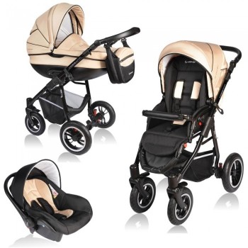 Carucior VESSANTI Crooner 3 in 1 - Cream Carucior VESSANTI Crooner 3 in 1 - Cream