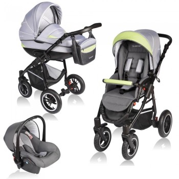 Carucior VESSANTI Crooner 3 in 1 - Green/Gray Carucior VESSANTI Crooner 3 in 1 - Green/Gray