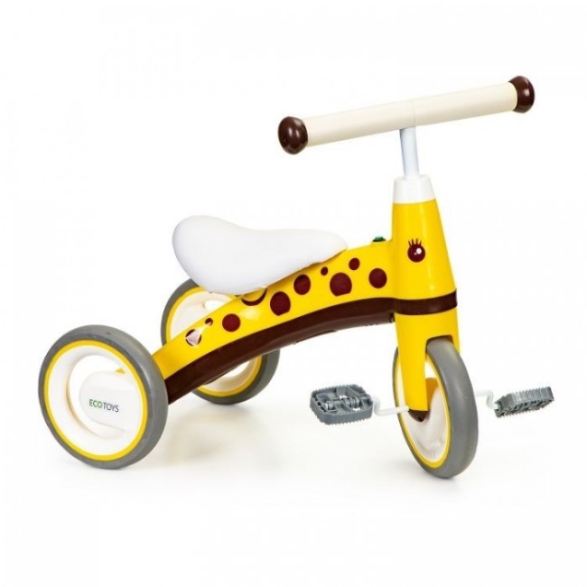 Tricicleta cu pedale Ecotoys LC-V1850 - Galben