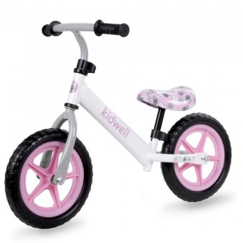 Bicicleta fara pedale Kidwell Rebel White Bunny Bicicleta fara pedale Kidwell Rebel White Bunny