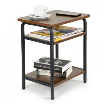 Masuta de cafea moderna pe 3 nivele ModernHome YLT-1501-01P - Maro Masuta de cafea moderna pe 3 nivele ModernHome YLT-1501-01P - Maro