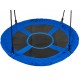 Leagan pentru copii rotund, tip cuib de barza, suspendat, 100 cm, Ecotoys MIR6001 - Albastru