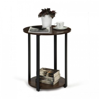 Masuta de cafea/noptiera moderna rotunda 50 x 60 cm, ModernHome YLT-1501-14P Masuta de cafea/noptiera moderna rotunda 50 x 60 cm, ModernHome YLT-1501-14P