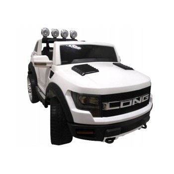 Masinuta electrica cu telecomanda si roti din spuma EVA Cabrio LONG BBH-1388 R-Sport - Alb