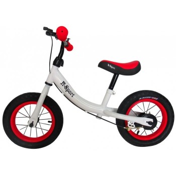 Bicicleta fara pedale R-Sport R3 - Alb - Rosu Bicicleta fara pedale R-Sport R3 - Alb - Rosu