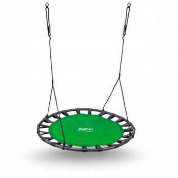 Leagan tip cuib pentru copii, 120 cm, 150 kg, Neo-Sport 1031, Verde