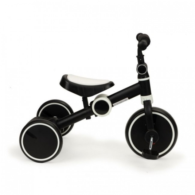 Tricicleta 2 in 1 cu pedale, pliabila, Ecotoys YM-BB-1 - Negru