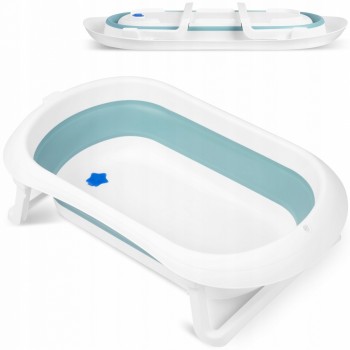 Cadita de baie cu dop de scurgere Ricokids RK-281 - Albastru Cadita de baie cu dop de scurgere Ricokids RK-281 - Albastru