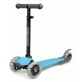 Trotineta cu roti cu LED Ricokids Loco 765100 - Albastru Trotineta cu roti cu LED Ricokids Loco 765100 - Albastru