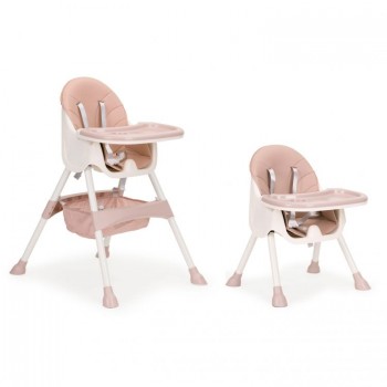 Scaun De Masa 2 in 1 Ecotoys HC-823 - Roz Scaun De Masa 2 in 1 Ecotoys HC-823 - Roz