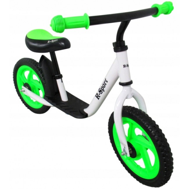 Bicicleta fara pedale cu suport pentru picioare R5 R-Sport - Verde