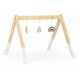 Bara educativa din lemn pentru copii cu 3 jucarii, Ecotoys CA12231