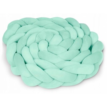 Protectie laterala pentru patut, impletita, 3 M, Ricokids 722112 - Mint Protectie laterala pentru patut, impletita, 3 M, Ricokids 722112 - Mint