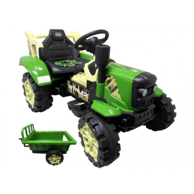 Tractor electric pentru copii C2 R-Sport - Verde
