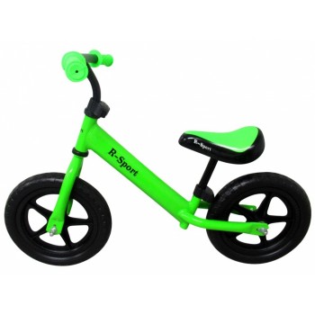 Bicicleta fara pedale cu roti din spuma EVA R-Sport R7 - Verde Bicicleta fara pedale cu roti din spuma EVA R-Sport R7 - Verde