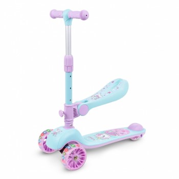 Trotineta 2 in 1 cu sezut Kidwell Rimba - Unicorn Trotineta 2 in 1 cu sezut Kidwell Rimba - Unicorn