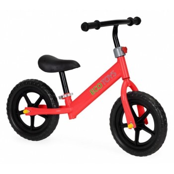 Bicicleta fara pedale cu roti din spuma EVA Ecotoys JM-763 - Rosu Bicicleta fara pedale cu roti din spuma EVA Ecotoys JM-763 - Rosu