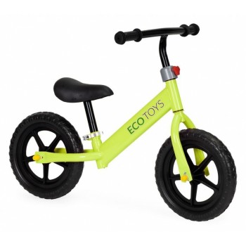 Bicicleta fara pedale cu roti din spuma EVA Ecotoys JM-763 - Verde - Resigilat Bicicleta fara pedale cu roti din spuma EVA Ecotoys JM-763 - Verde - Resigilat