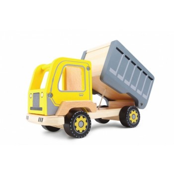 Masinuta tip basculanta din lemn pentru copii Ecotoys 2455 Masinuta tip basculanta din lemn pentru copii Ecotoys 2455