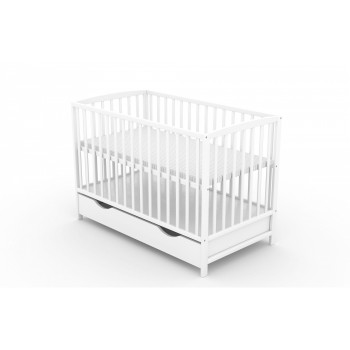 Patut cu sertar VESSANTI ARES - Alb Patut cu sertar VESSANTI ARES - Alb