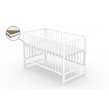 Patut fara sertar VESSANTI Clasico Alb + Saltea Cocos 10 cm Patut fara sertar VESSANTI Clasico Alb + Saltea Cocos 10 cm