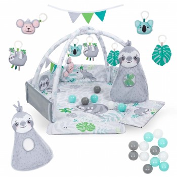Salteluta de joaca interactiva Kidwell YOGA - Gray Salteluta de joaca interactiva Kidwell YOGA - Gray