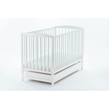 Patut tip canapea Drewex Lulaya cu sertar - Alb Patut tip canapea Drewex Lulaya cu sertar - Alb