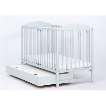 Patut Drewex Fox cu sertar - Gri Patut Drewex Fox cu sertar - Gri