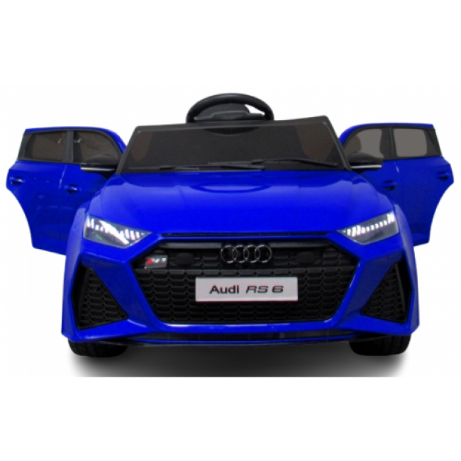 Masinuta electrica cu telecomanda Audi RS6 R-Sport - Albastru