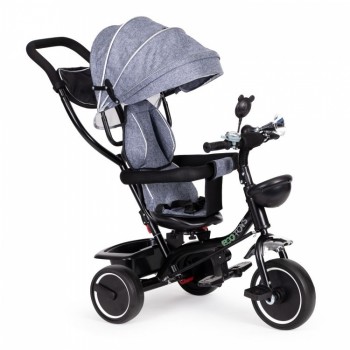 Tricicleta cu sezut rotativ Ecotoys JM-066-9 - Gri Tricicleta cu sezut rotativ Ecotoys JM-066-9 - Gri