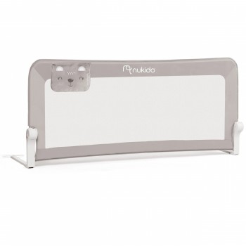 Bariera de protectie pentru pat 150 x 35 x 66 cm Nukido 722300 - Gri